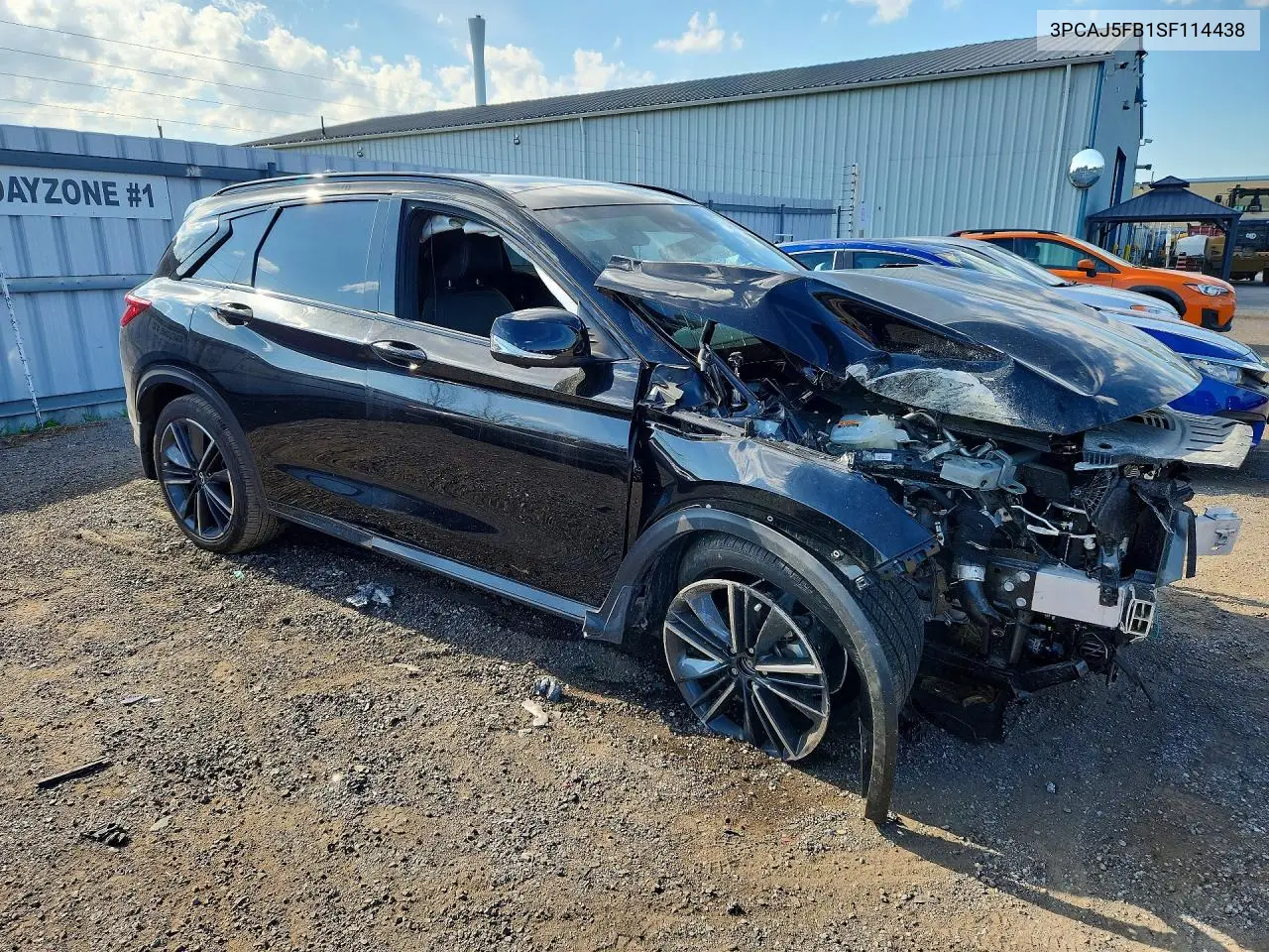 2025 INFINITI QX50 VIN 3PCAJ5FB1SF114438 — фото 4