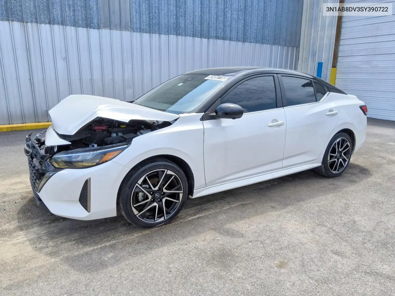 NISSAN SENTRA 2025, VIN 3N1AB8DV3SY390722