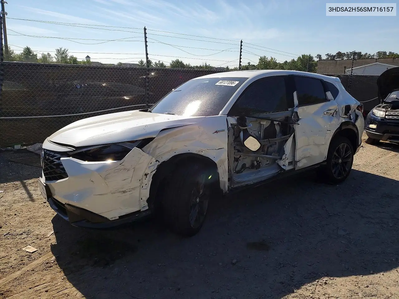 ACURA ADX 2025, VIN 3HDSA2H56SM716157