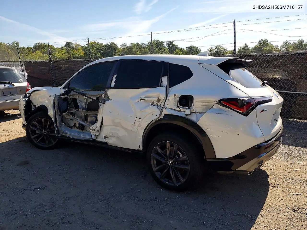 2025 ACURA ADX VIN 3HDSA2H56SM716157 — фото 2