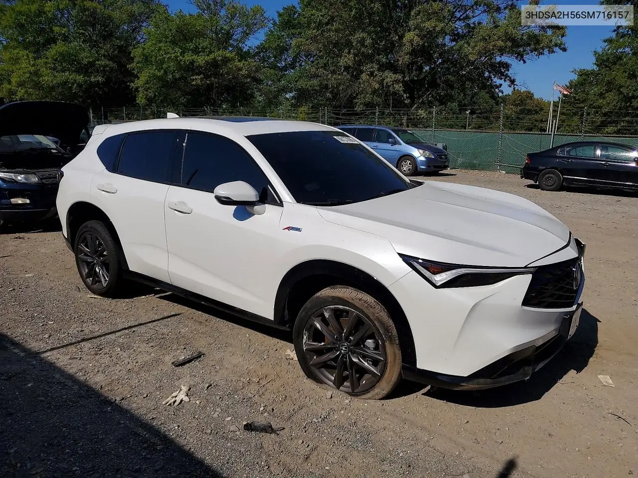 2025 ACURA ADX VIN 3HDSA2H56SM716157 — фото 4