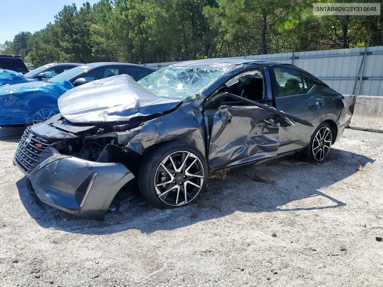 NISSAN SENTRA 2025, VIN 3N1AB8DV2SY310648