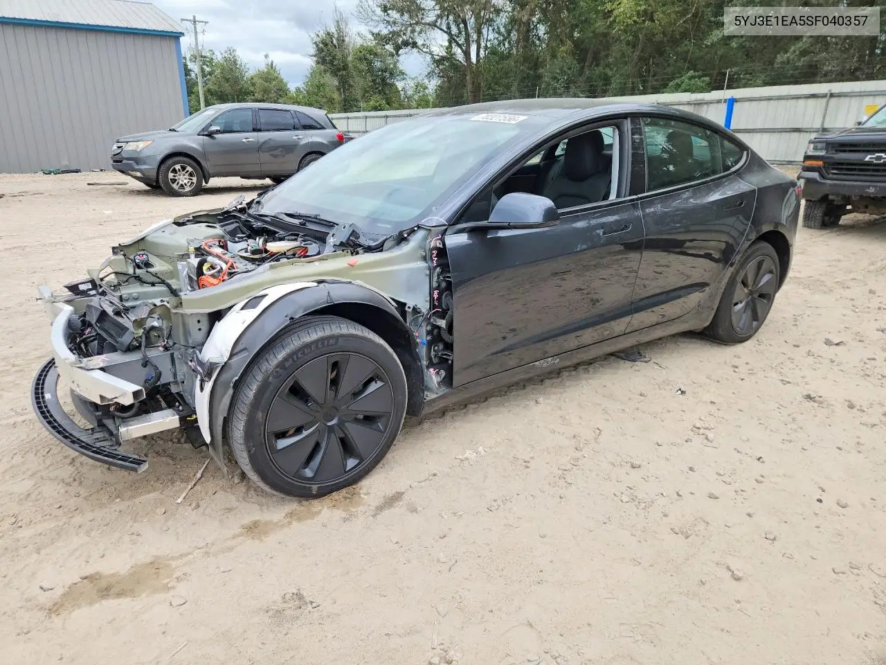 TESLA MODEL 3 2025, VIN 5YJ3E1EA5SF040357