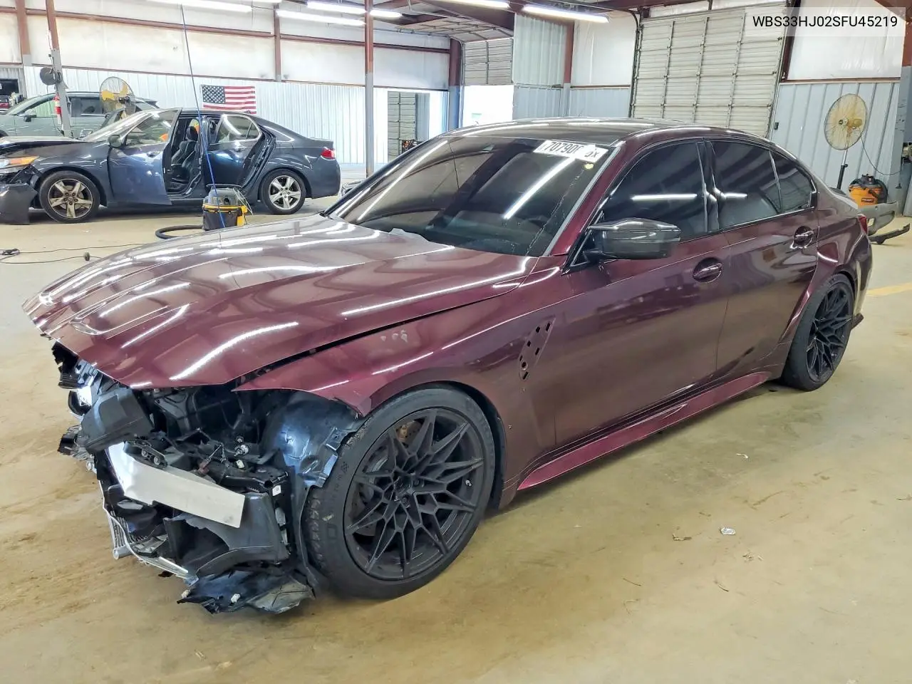 BMW M3 2025, VIN WBS33HJ02SFU45219