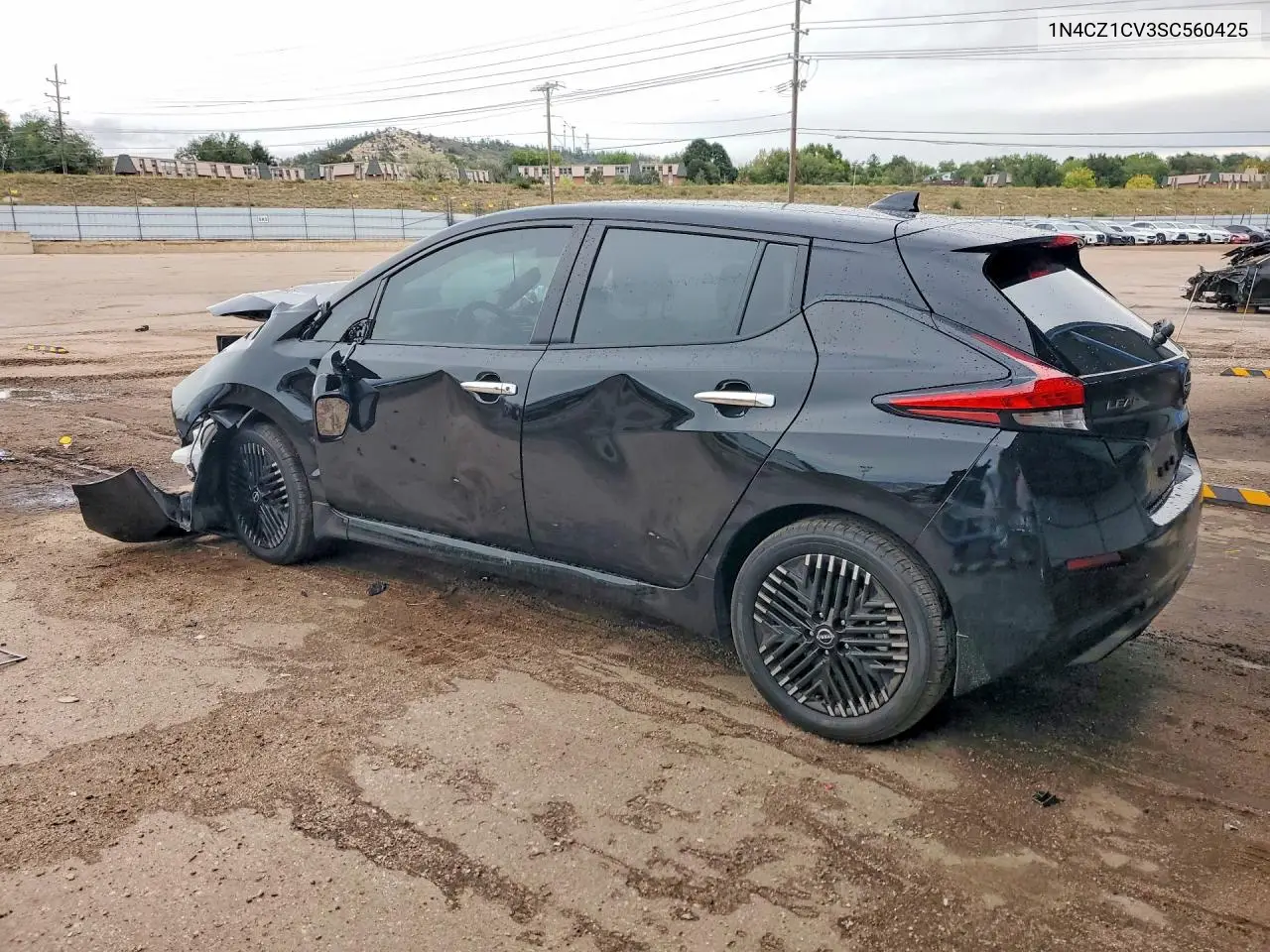 2025 NISSAN LEAF VIN 1N4CZ1CV3SC560425 — фото 2