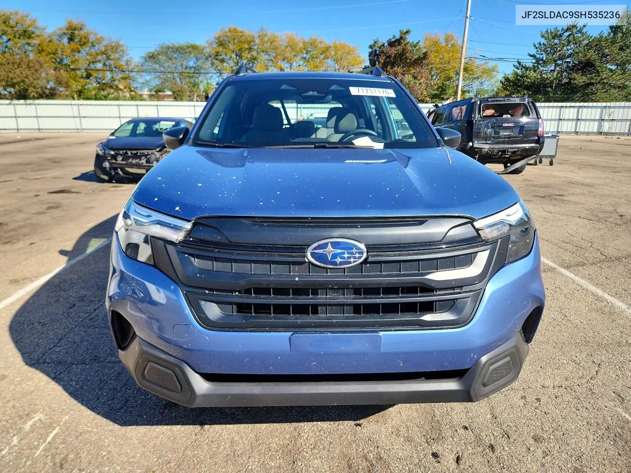 2025 SUBARU FORESTER VIN JF2SLDAC9SH535236 — фото 5
