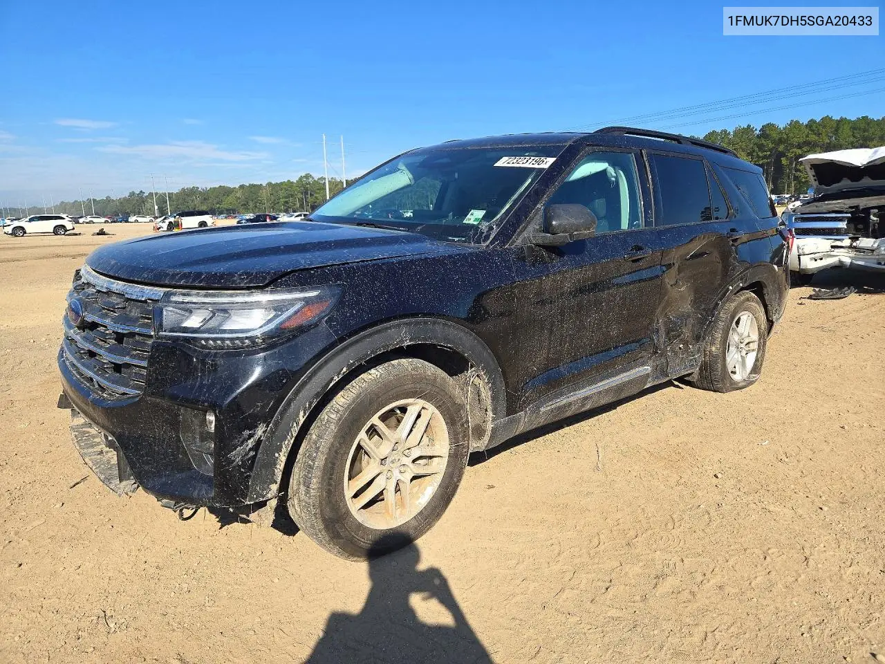 FORD EXPLORER 2025, VIN 1FMUK7DH5SGA20433