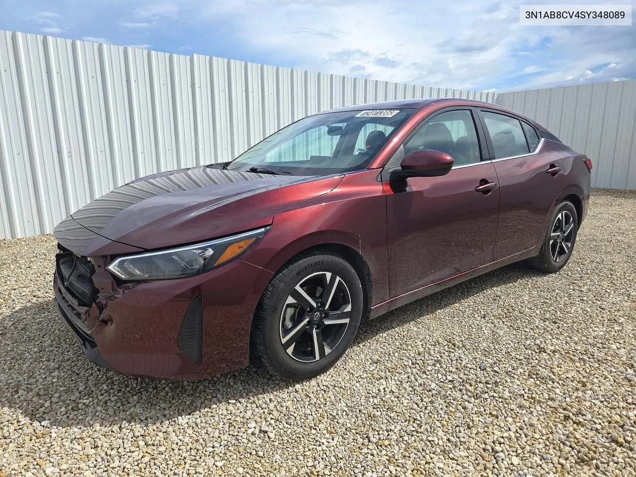 NISSAN SENTRA 2025, VIN 3N1AB8CV4SY348089