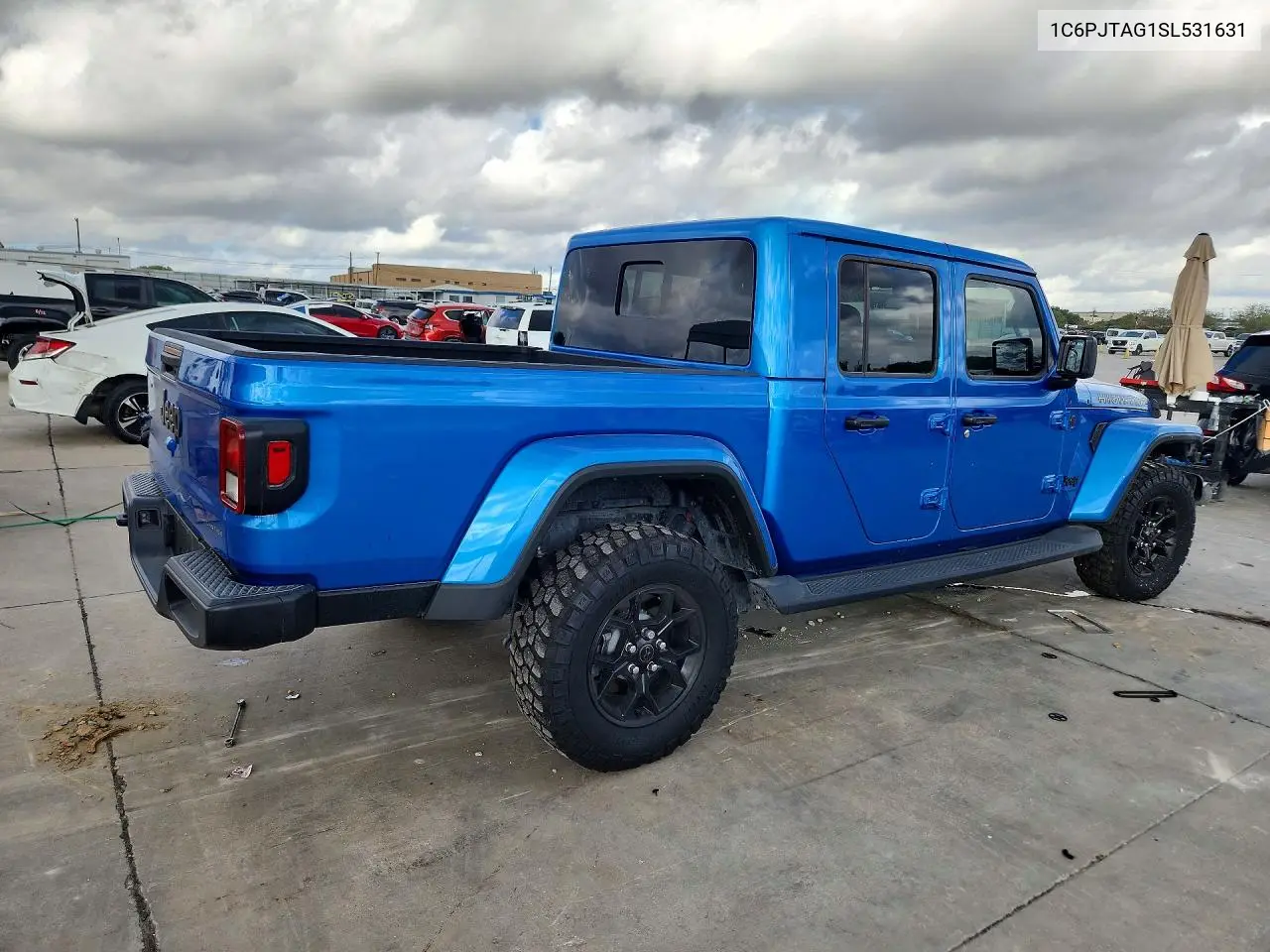 2025 JEEP GLADIATOR VIN 1C6PJTAG1SL531631 — фото 3
