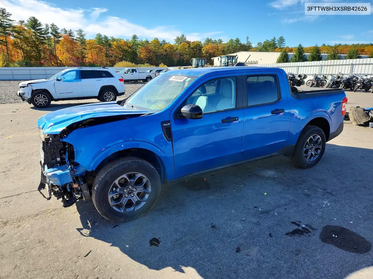 FORD MAVERICK 2025, VIN 3FTTW8H3XSRB42626