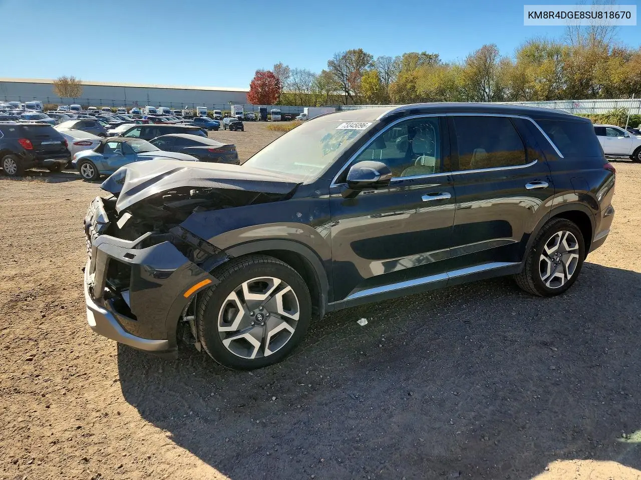 HYUNDAI PALISADE 2025, VIN KM8R4DGE8SU818670
