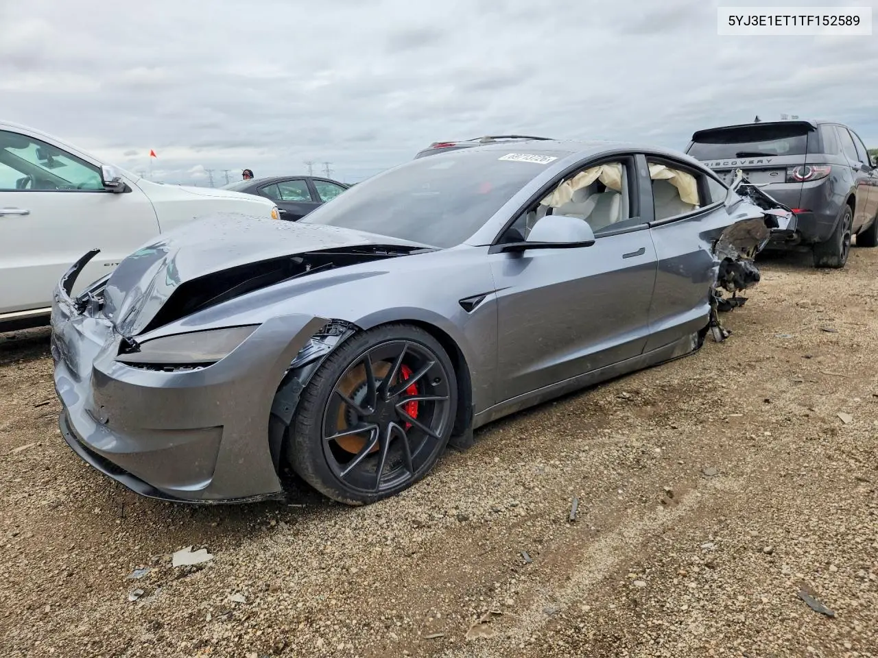 TESLA MODEL 3 2026, VIN 5YJ3E1ET1TF152589
