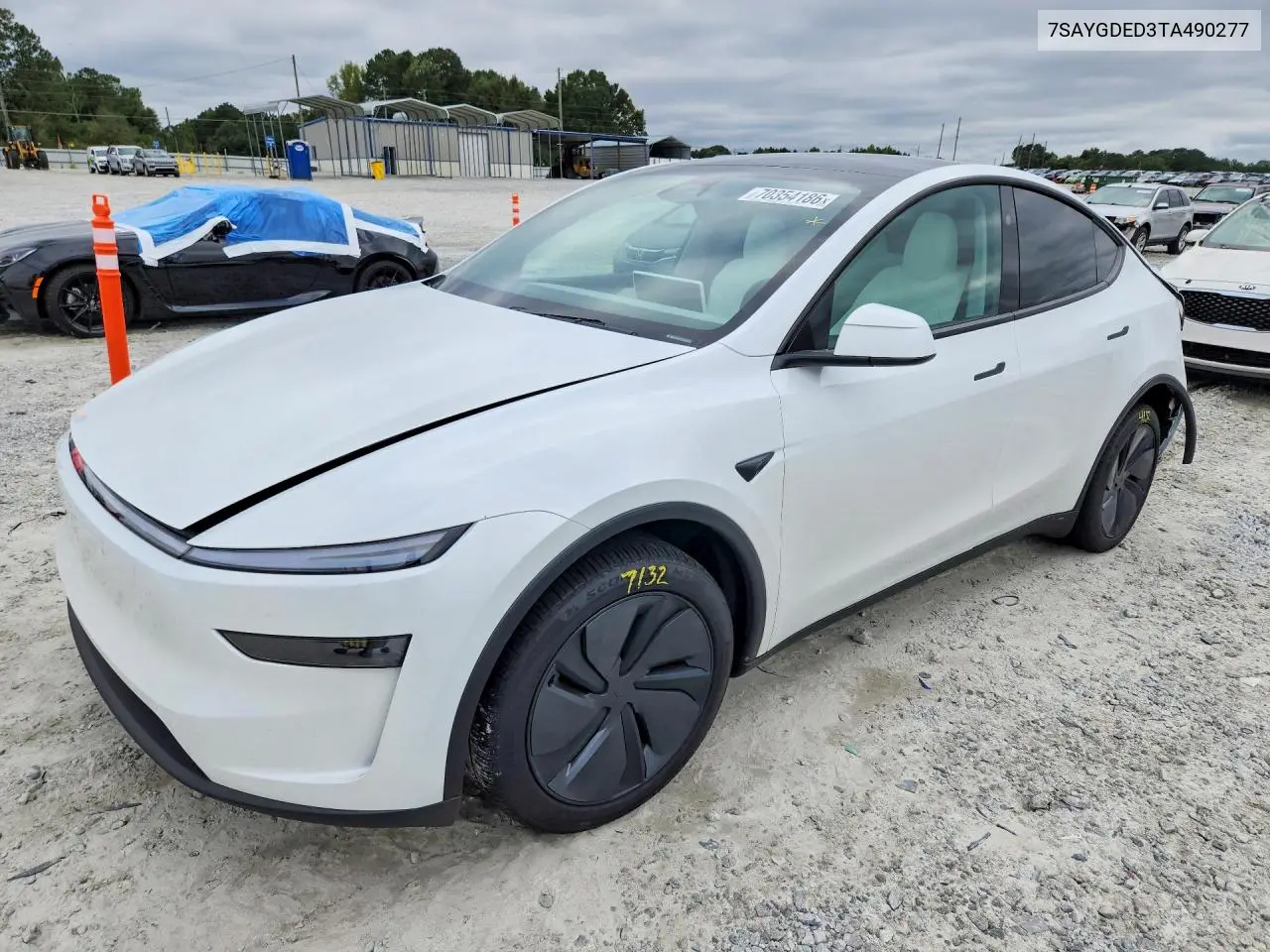 TESLA MODEL Y 2026, VIN 7SAYGDED3TA490277