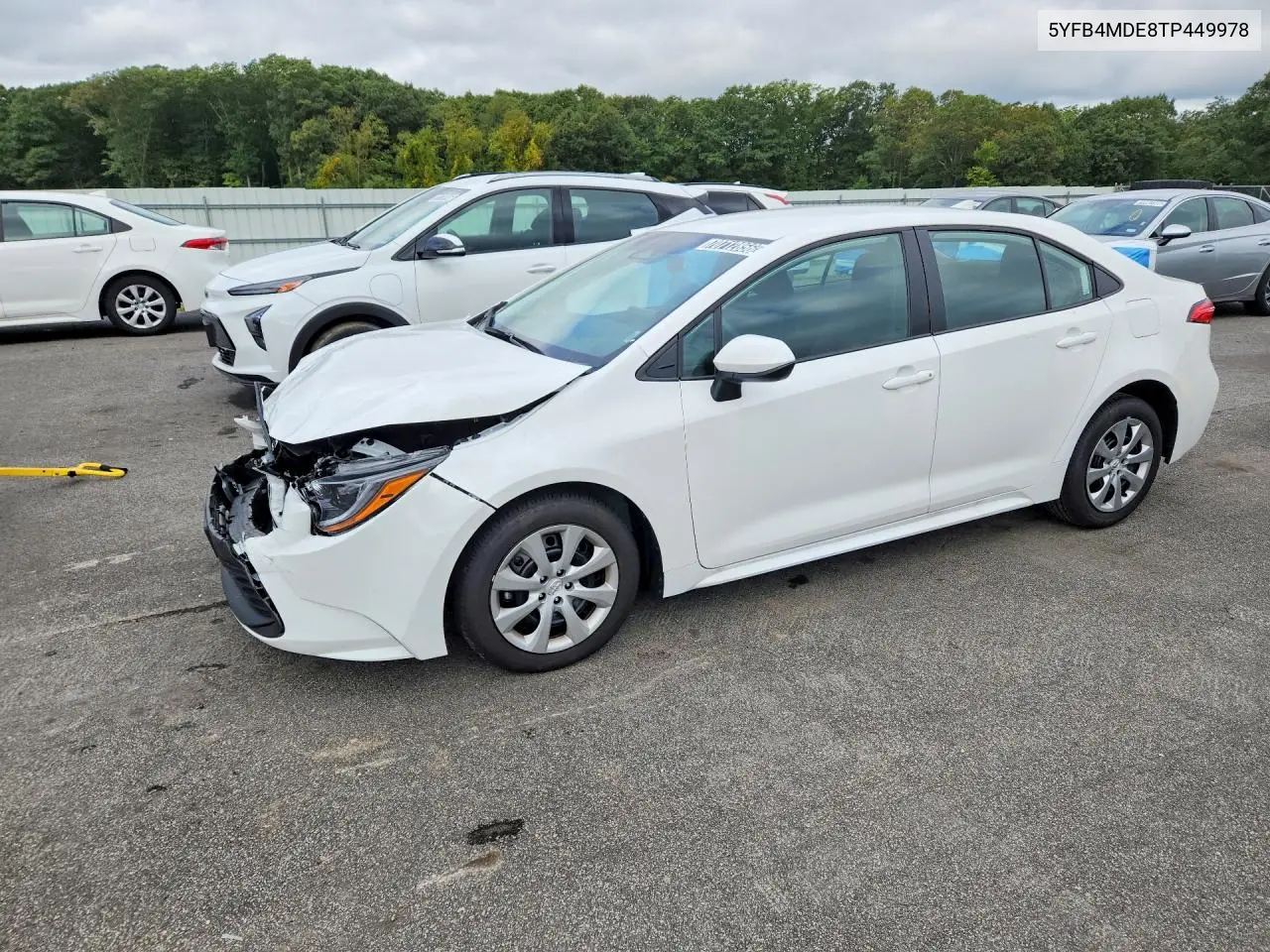 TOYOTA COROLLA 2026, VIN 5YFB4MDE8TP449978
