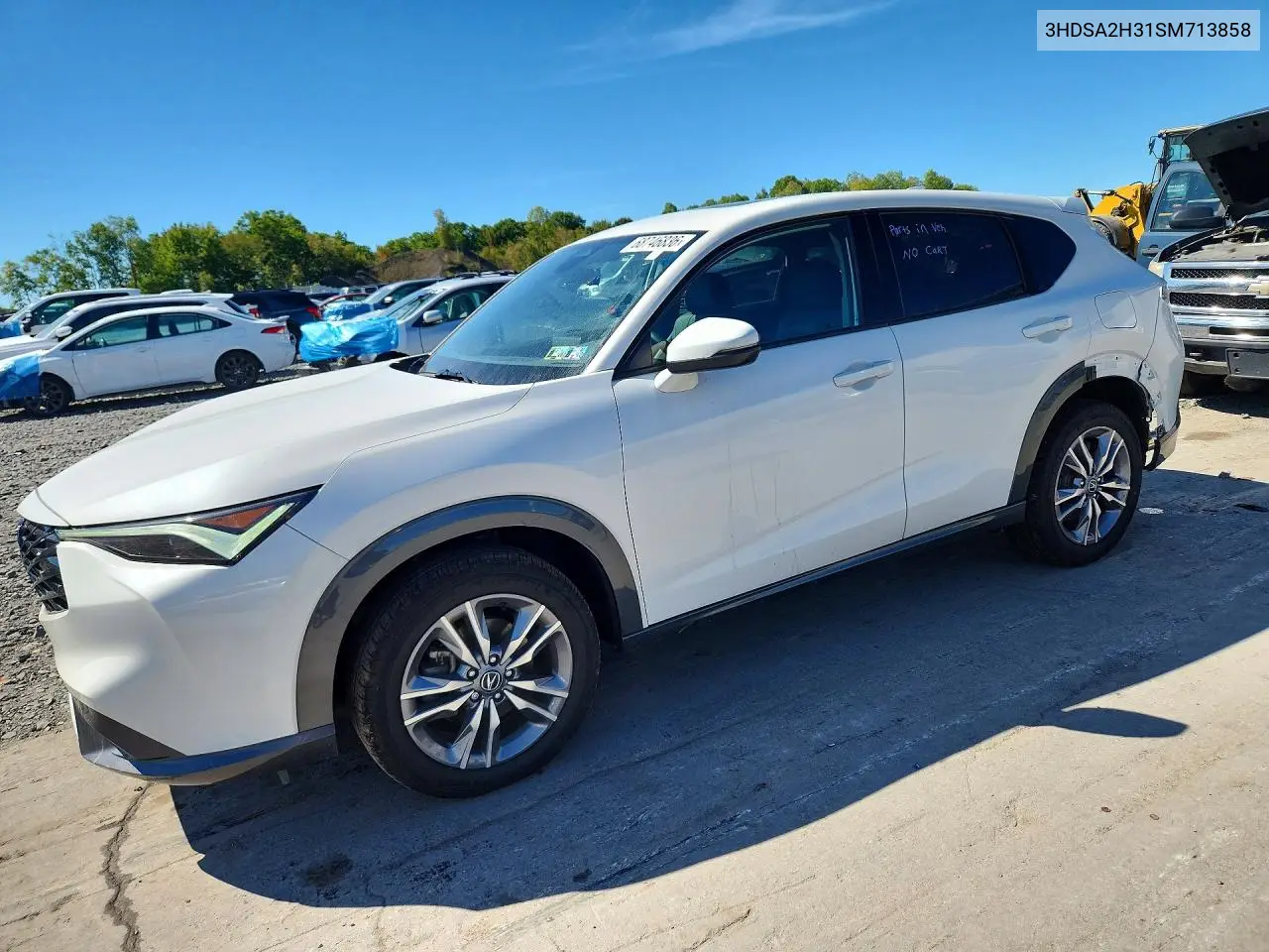 ACURA ADX 2025, VIN 3HDSA2H31SM713858