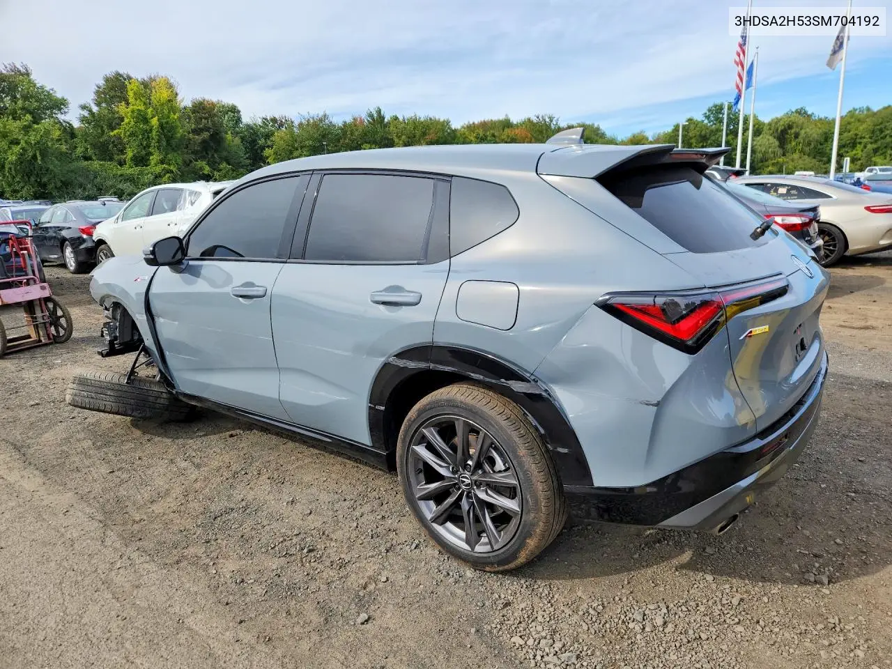 2025 ACURA ADX VIN 3HDSA2H53SM704192 — фото 2