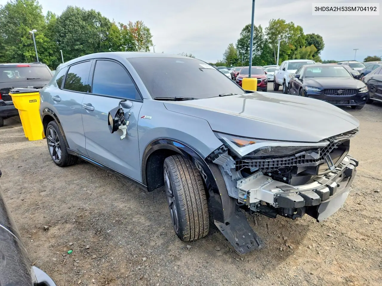 2025 ACURA ADX VIN 3HDSA2H53SM704192 — фото 4