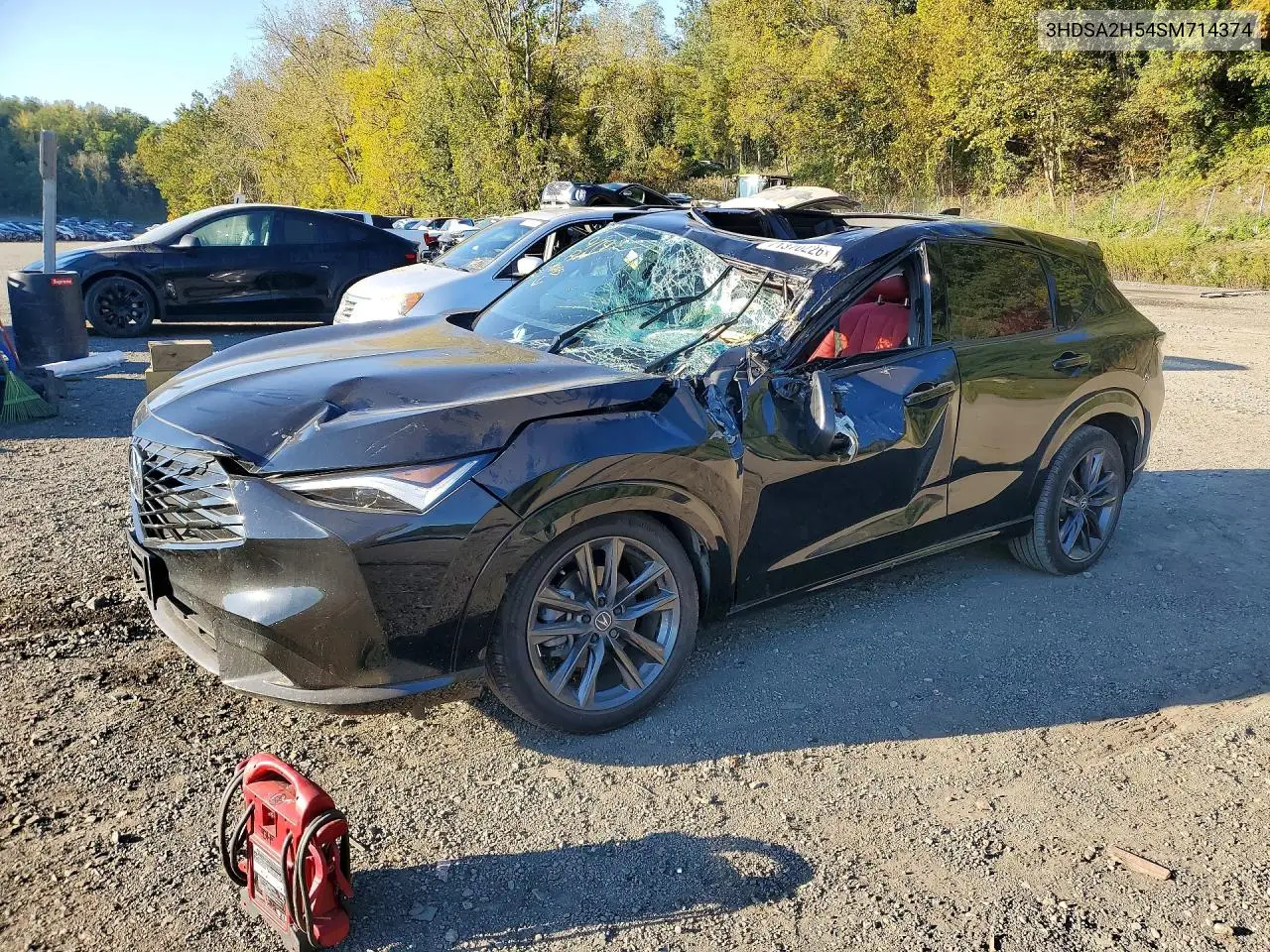 ACURA ADX 2025, VIN 3HDSA2H54SM714374