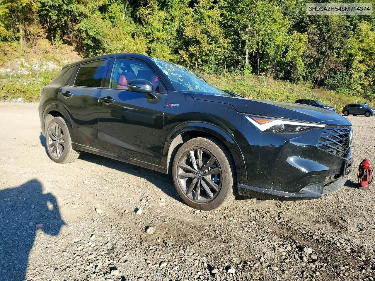 2025 ACURA ADX VIN 3HDSA2H54SM714374 — фото 4