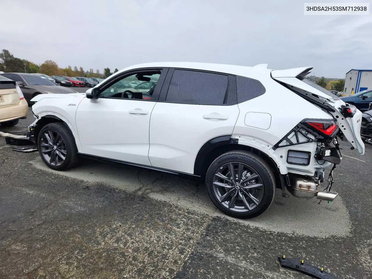 2025 ACURA ADX VIN 3HDSA2H53SM712938 — фото 2