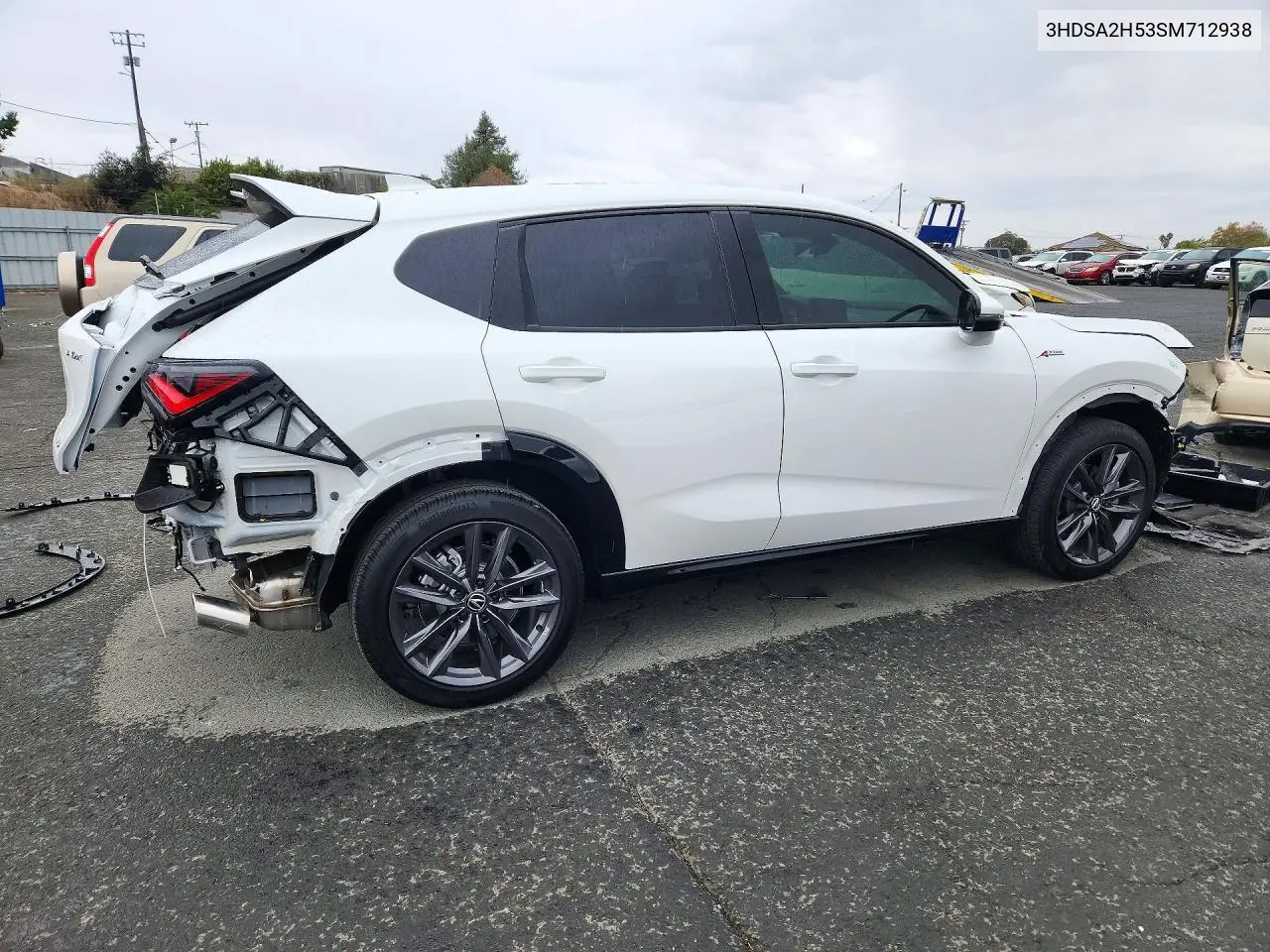 2025 ACURA ADX VIN 3HDSA2H53SM712938 — фото 3
