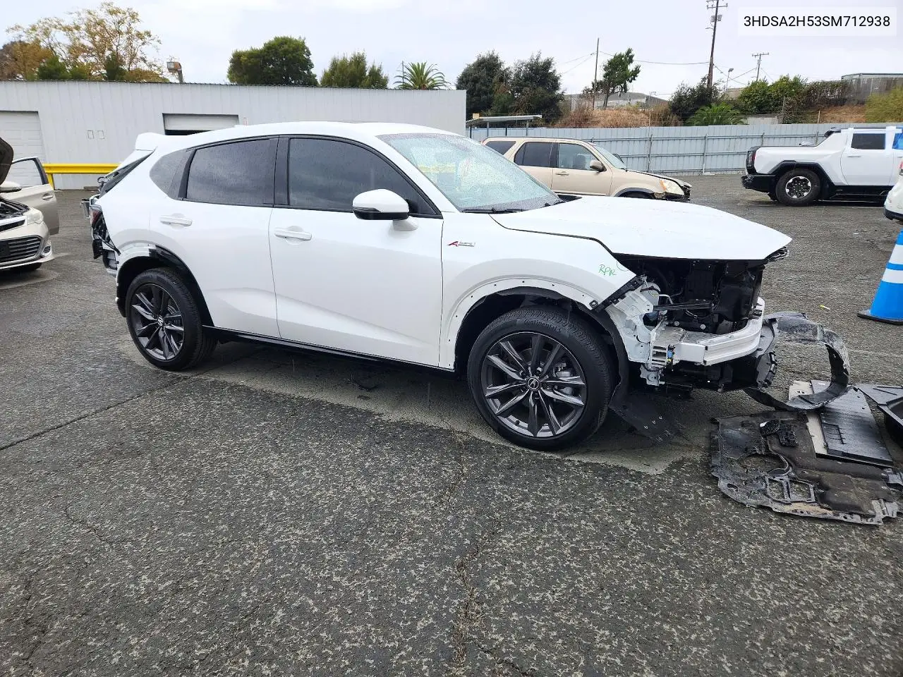 2025 ACURA ADX VIN 3HDSA2H53SM712938 — фото 4