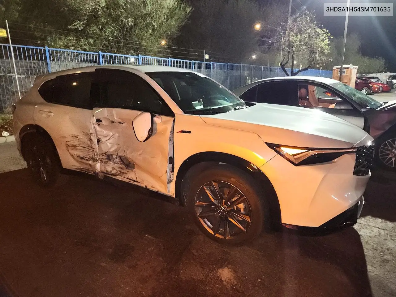 2025 ACURA ADX VIN 3HDSA1H54SM701635 — фото 4