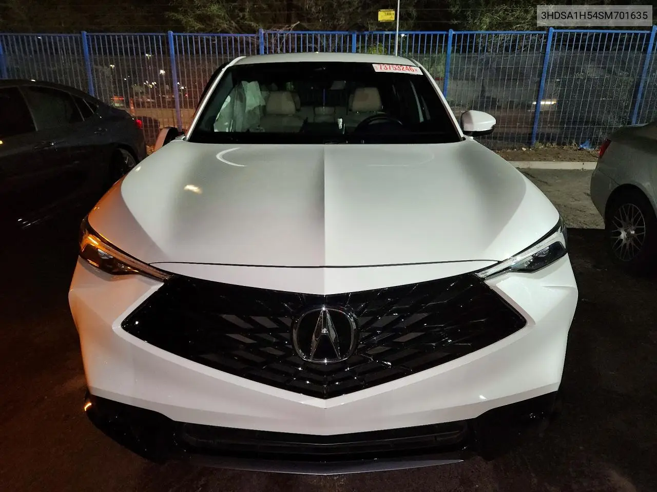 2025 ACURA ADX VIN 3HDSA1H54SM701635 — фото 5