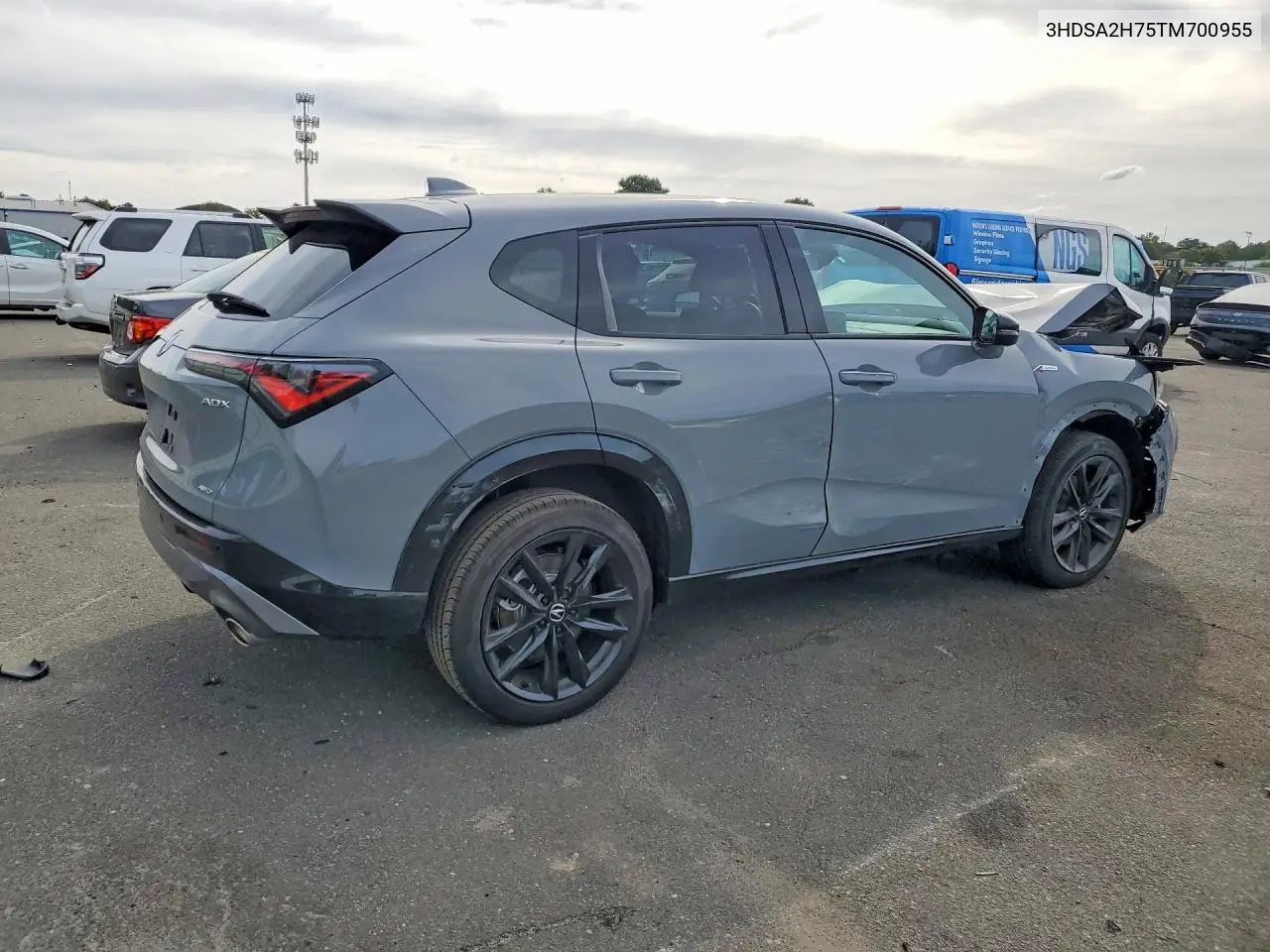 2026 ACURA ADX VIN 3HDSA2H75TM700955 — фото 3