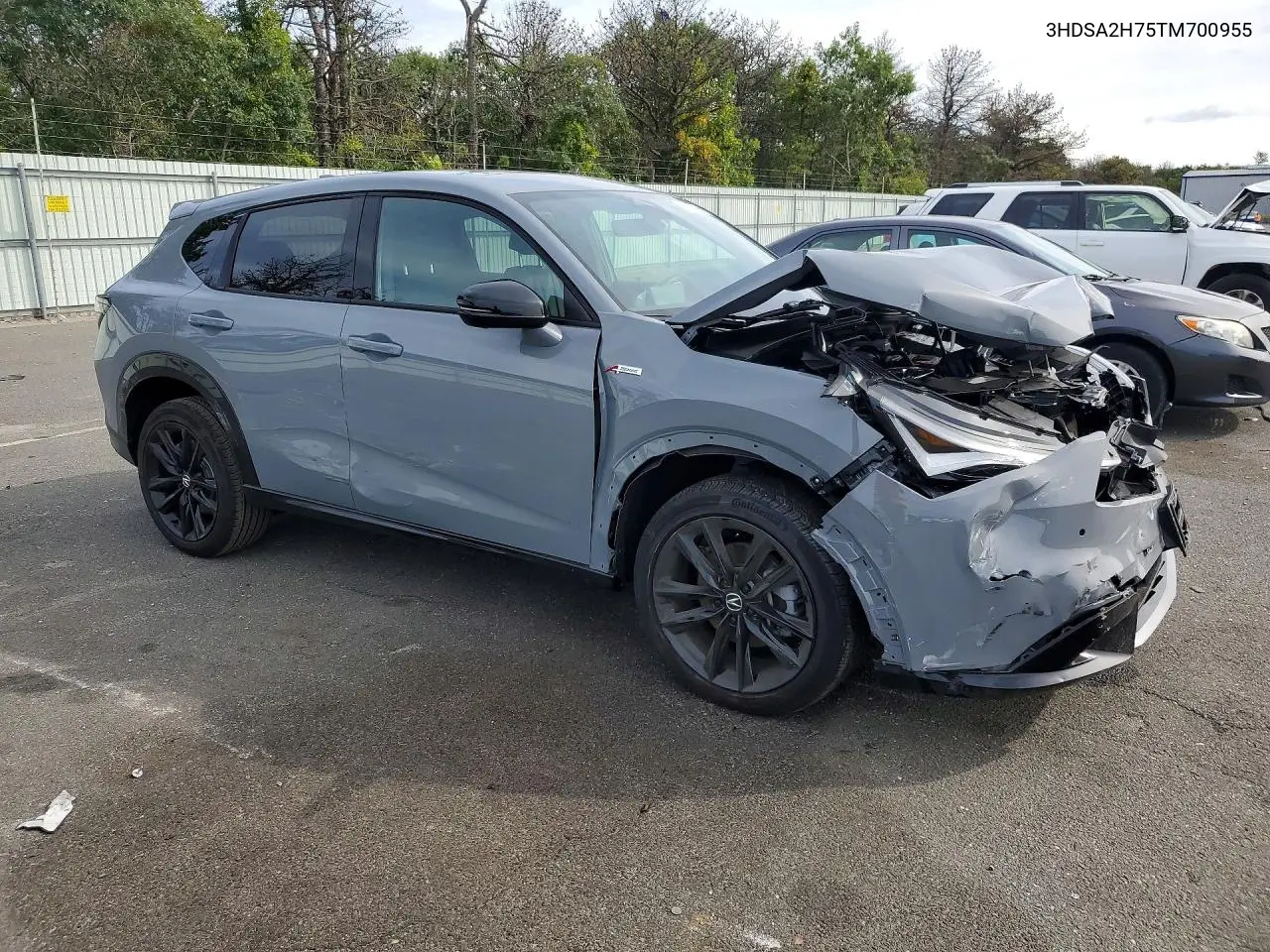 2026 ACURA ADX VIN 3HDSA2H75TM700955 — фото 4