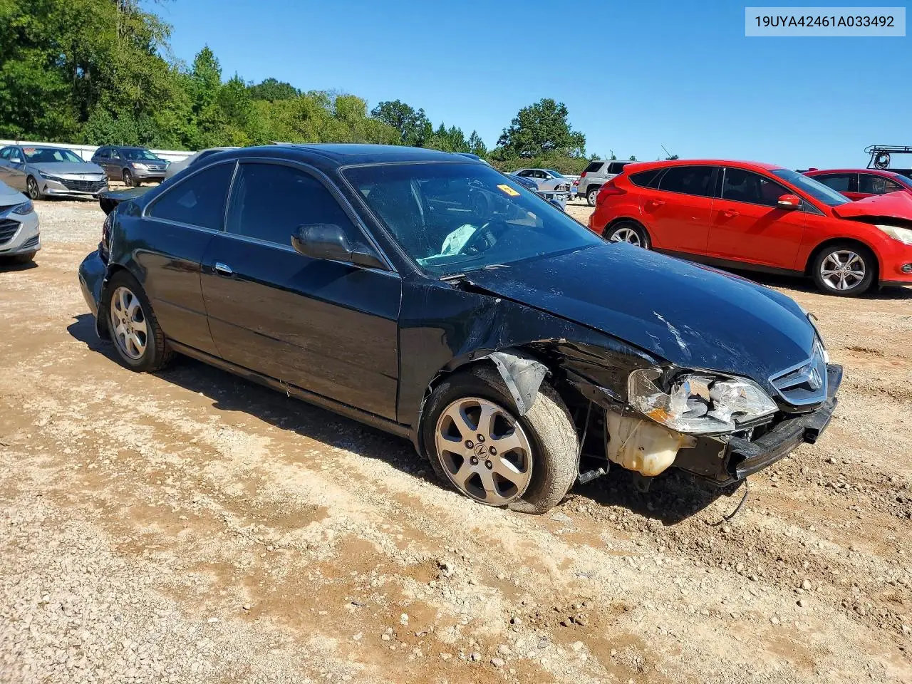 2001 ACURA CL VIN 19UYA42461A033492 — фото 4