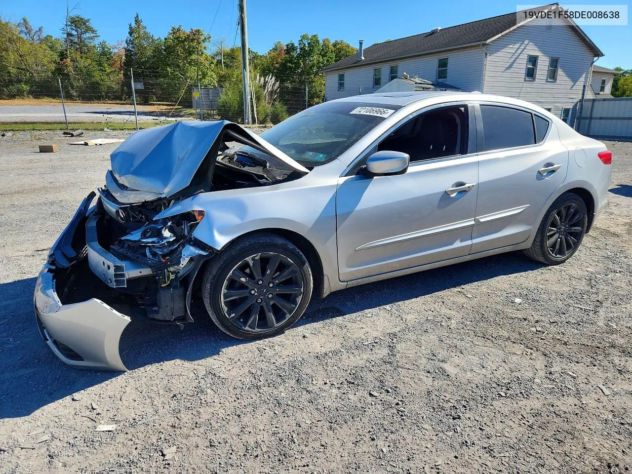 ACURA ILX 2013, VIN 19VDE1F58DE008638