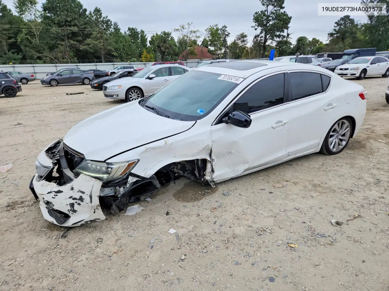 ACURA ILX 2017, VIN 19UDE2F73HA001573