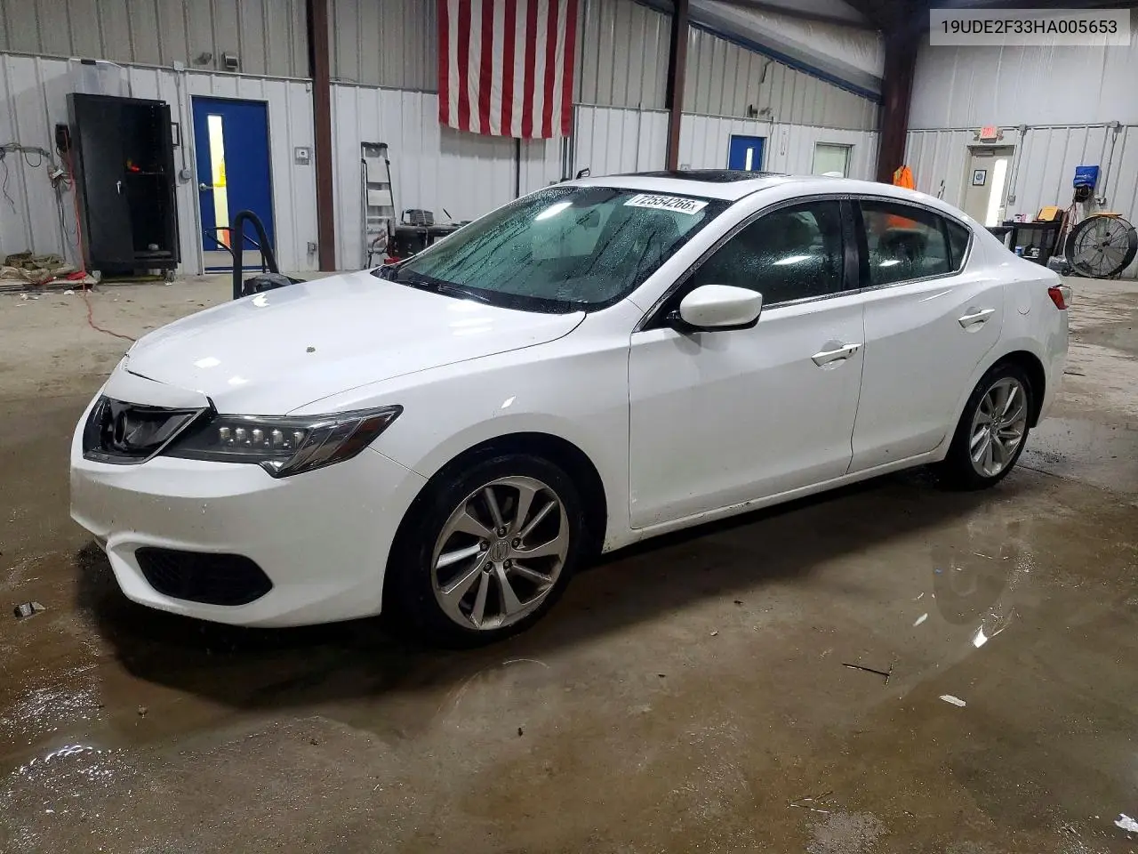 ACURA ILX 2017, VIN 19UDE2F33HA005653