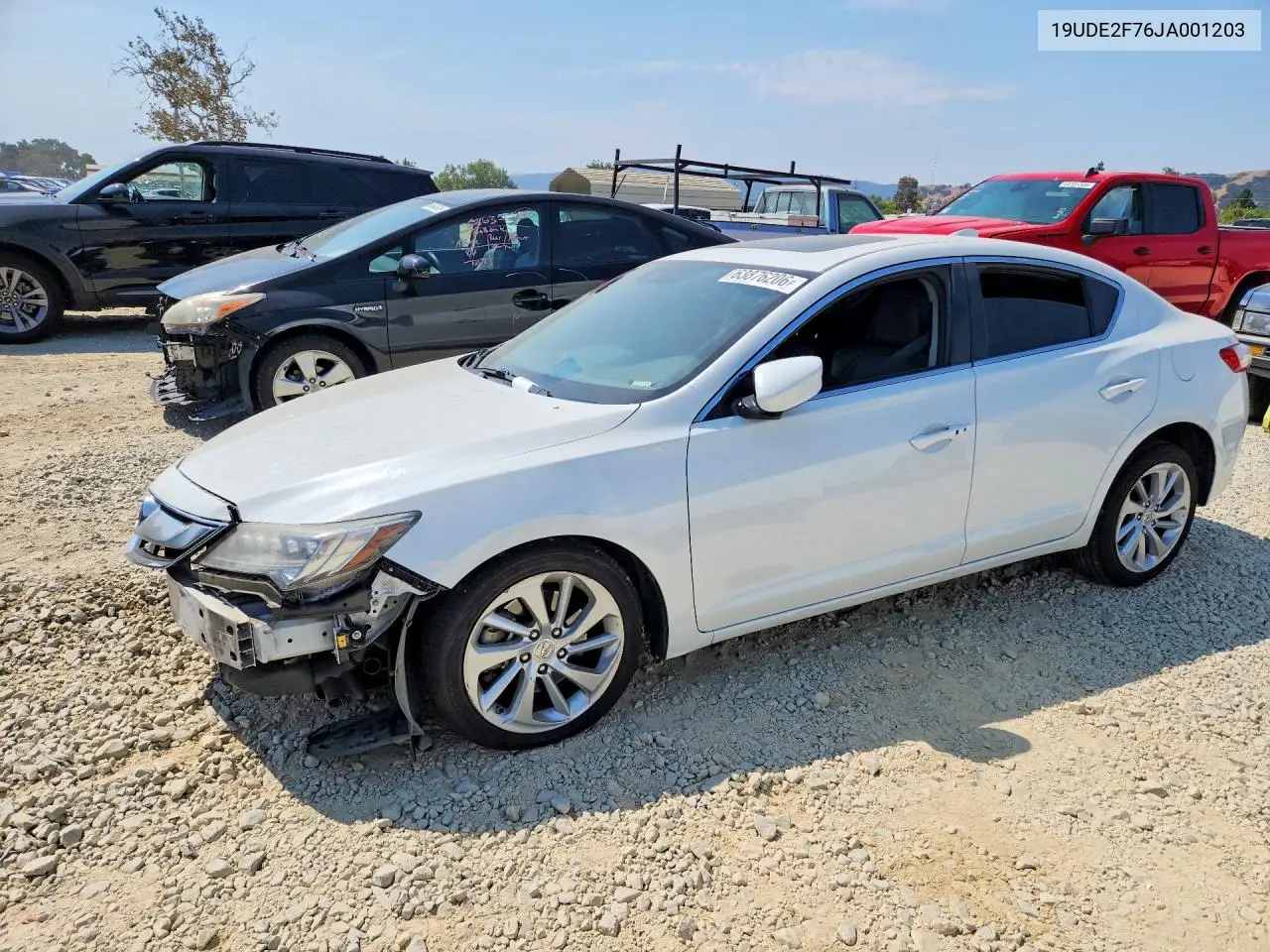 ACURA ILX 2018, VIN 19UDE2F76JA001203