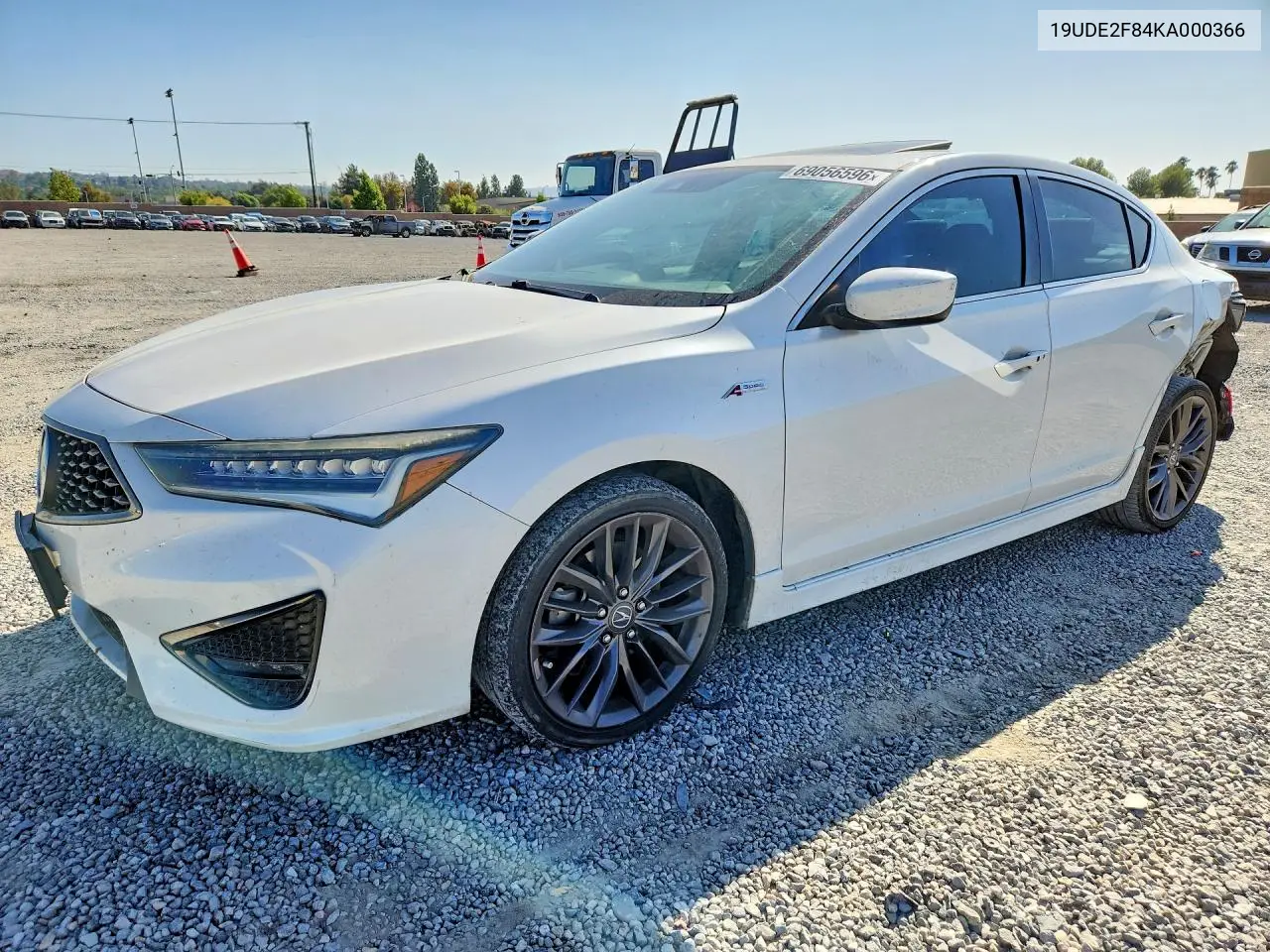 ACURA ILX 2019, VIN 19UDE2F84KA000366