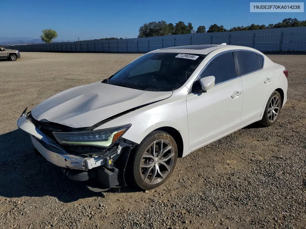 ACURA ILX 2019, VIN 19UDE2F70KA014238