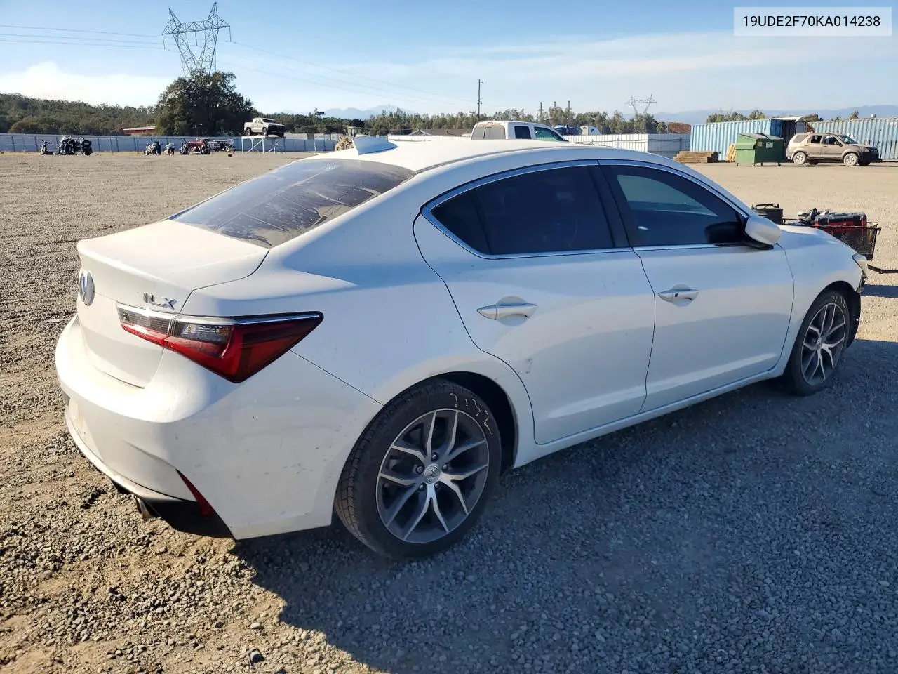 2019 ACURA ILX VIN 19UDE2F70KA014238 — фото 3