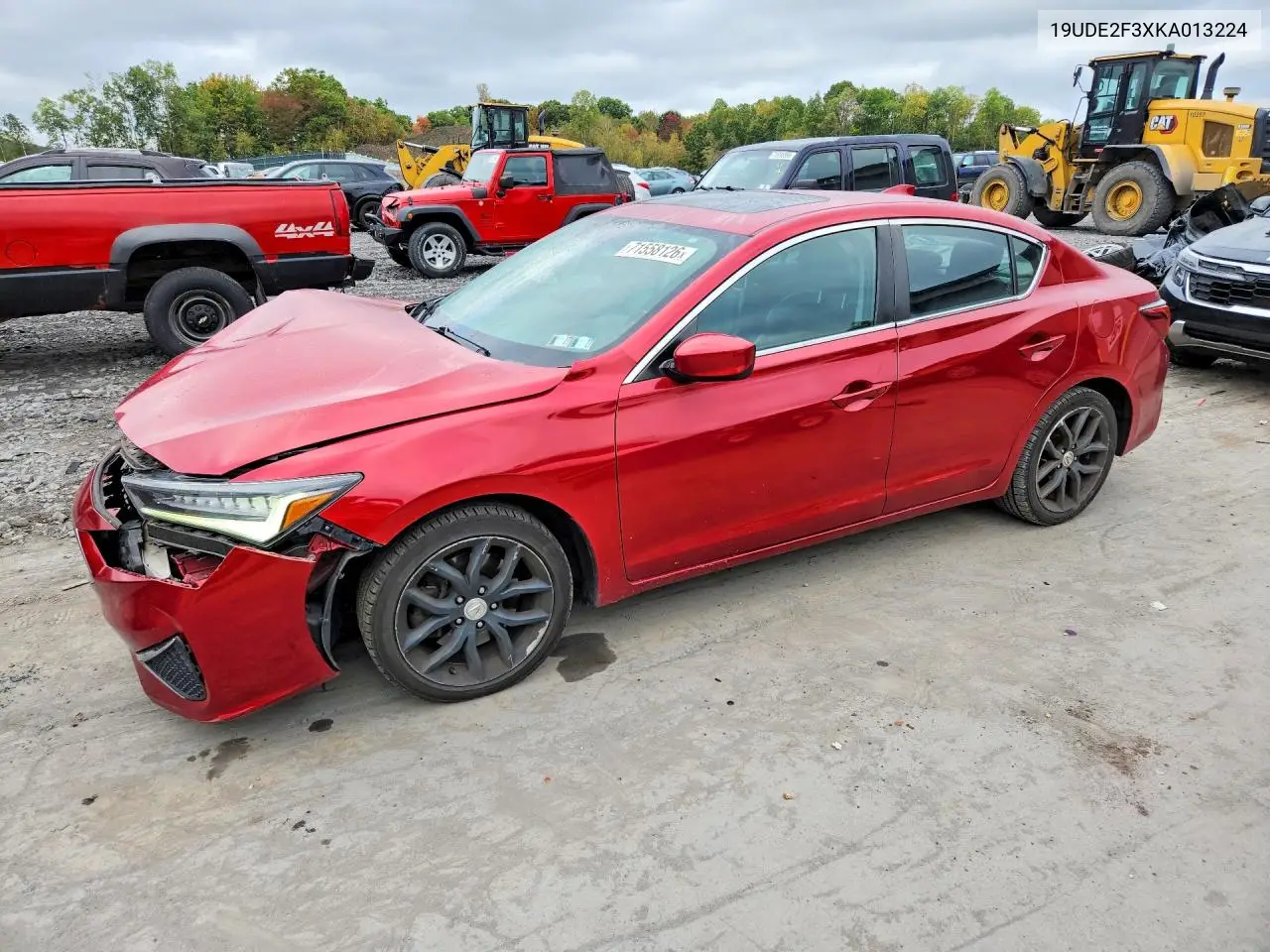 ACURA ILX 2019, VIN 19UDE2F3XKA013224