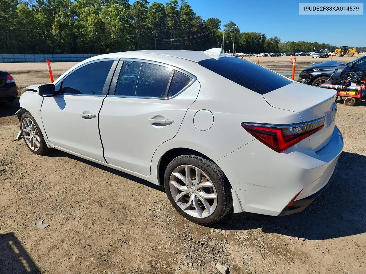 2019 ACURA ILX VIN 19UDE2F38KA014579 — фото 2
