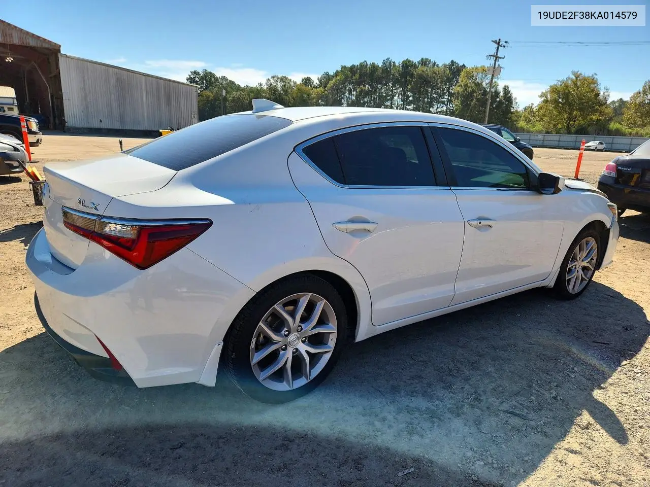 2019 ACURA ILX VIN 19UDE2F38KA014579 — фото 3