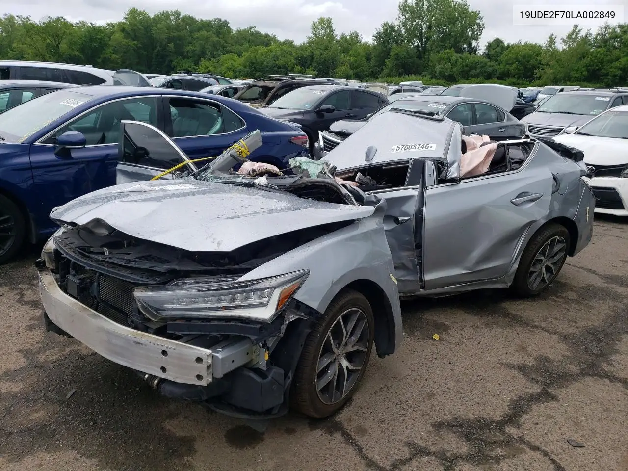 ACURA ILX 2020, VIN 19UDE2F70LA002849