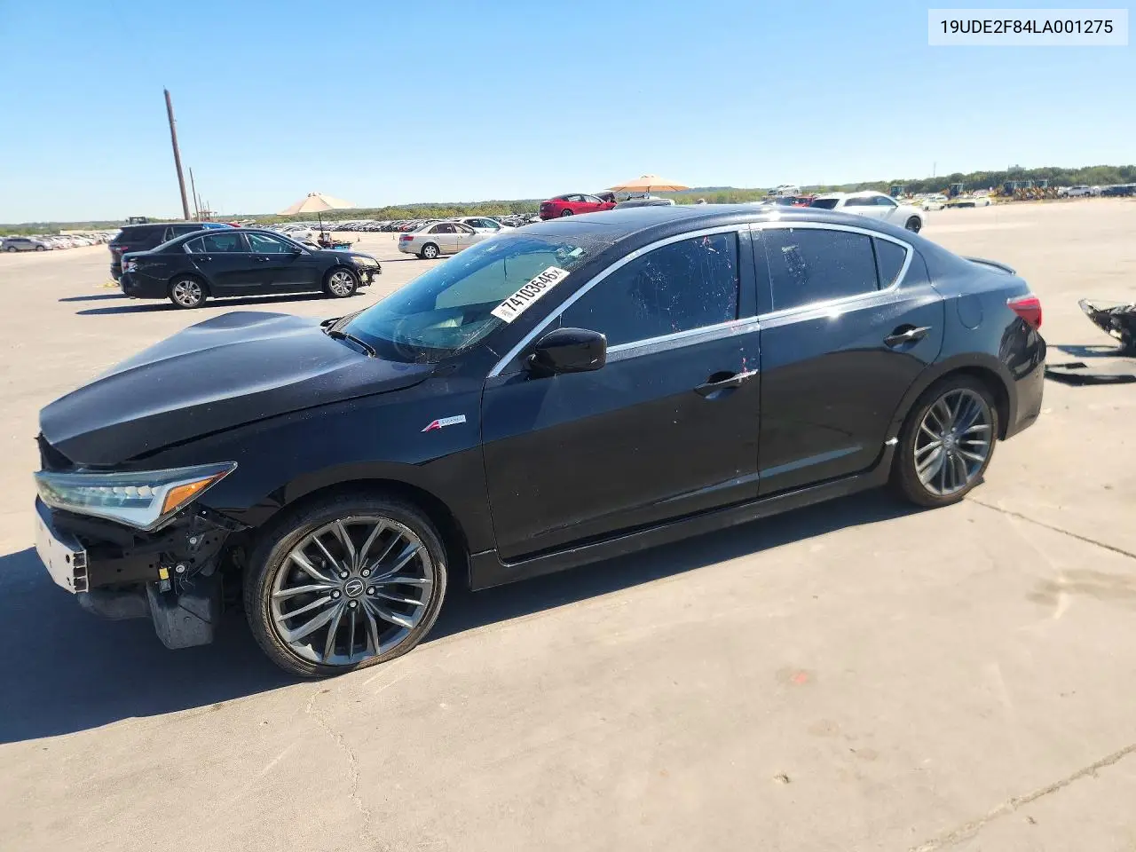 ACURA ILX 2020, VIN 19UDE2F84LA001275