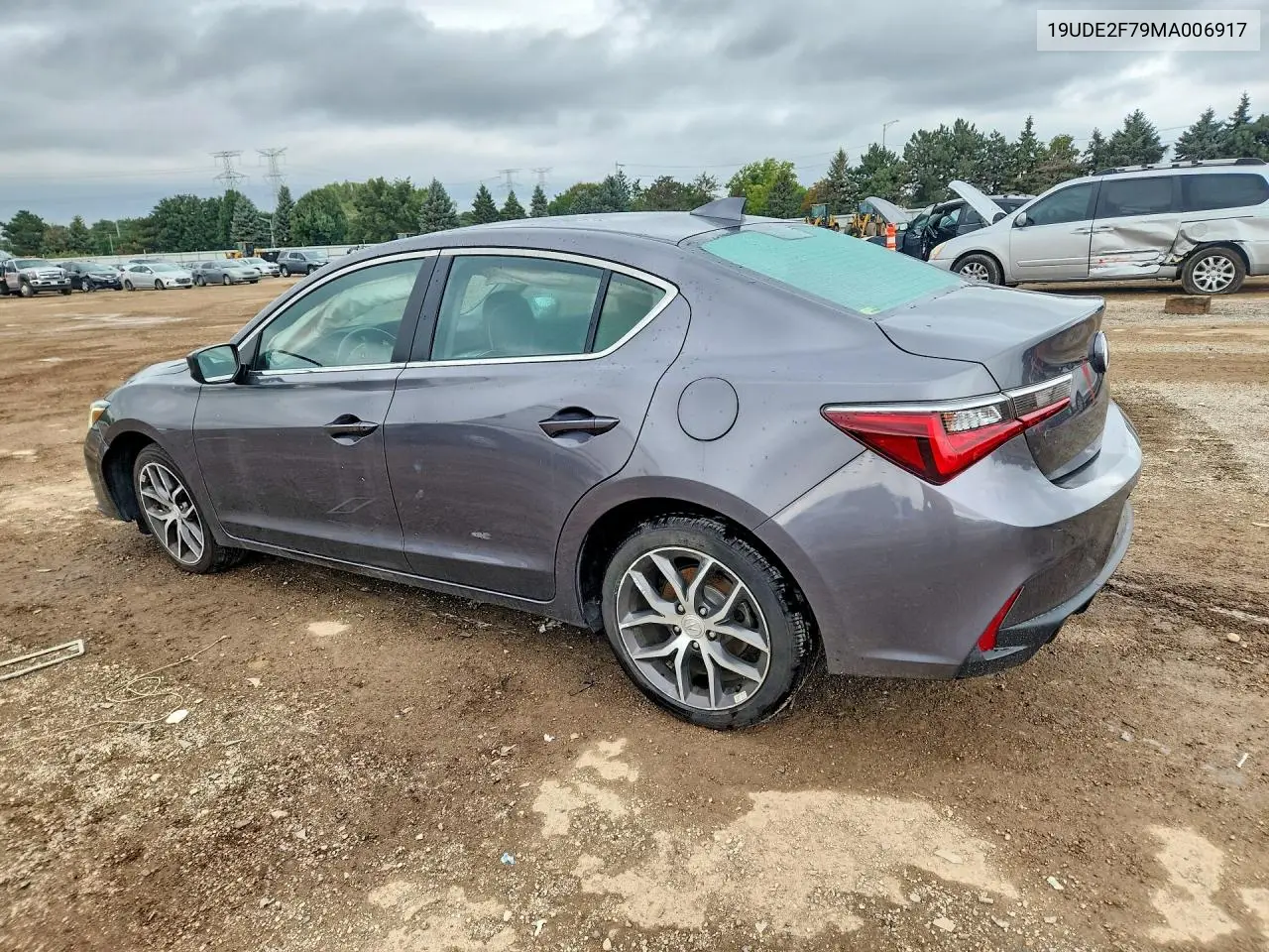 2021 ACURA ILX VIN 19UDE2F79MA006917 — фото 2