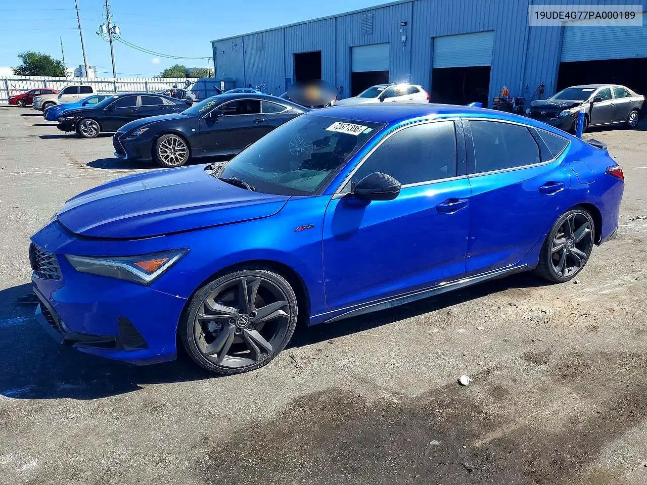 ACURA INTEGRA 2023, VIN 19UDE4G77PA000189