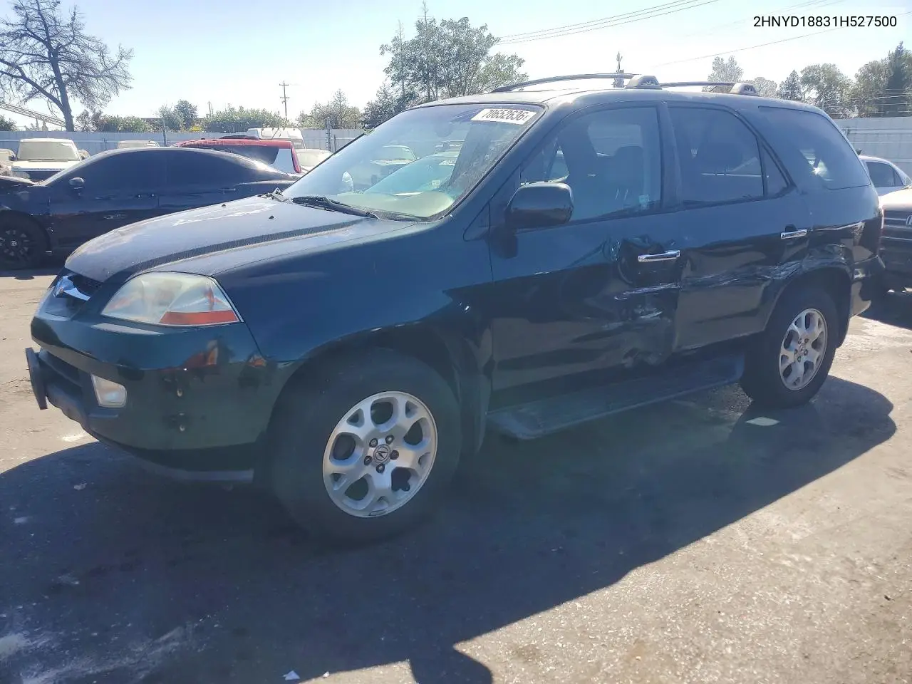 ACURA MDX 2001, VIN 2HNYD18831H527500