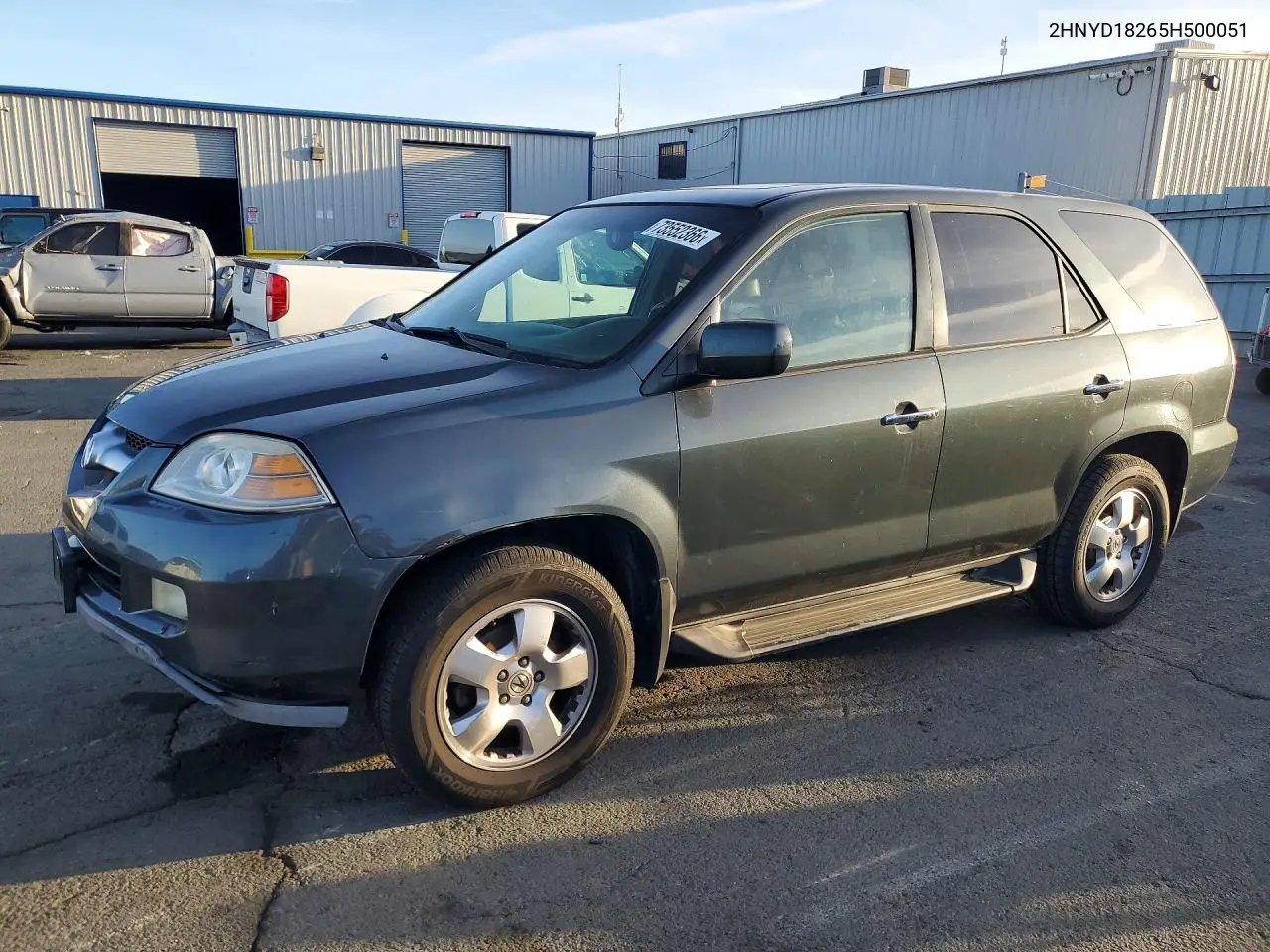 ACURA MDX 2005, VIN 2HNYD18265H500051