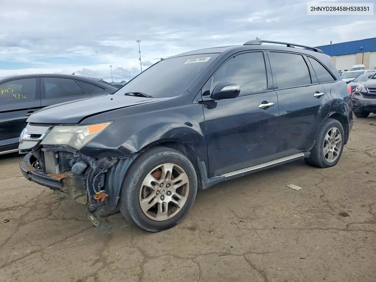 ACURA MDX 2008, VIN 2HNYD28458H538351