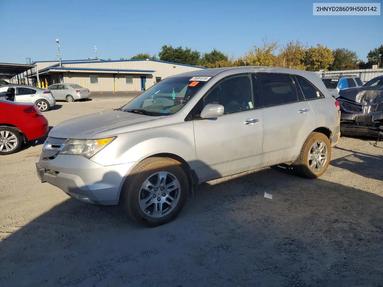 ACURA MDX 2009, VIN 2HNYD28609H500142