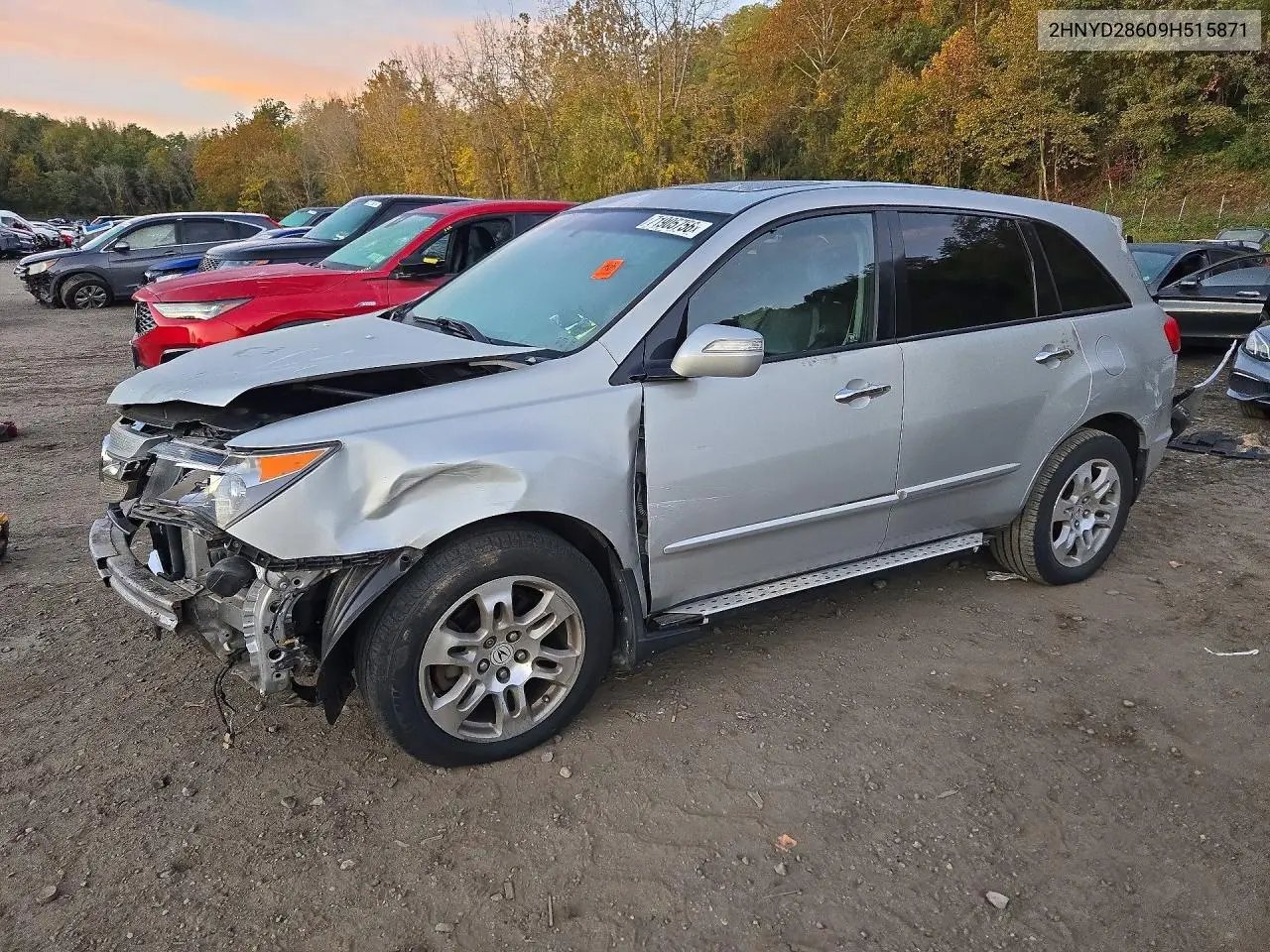 ACURA MDX 2009, VIN 2HNYD28609H515871